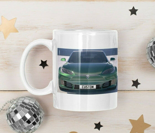 Personalised Tesla Model S Shooting Brake Mug