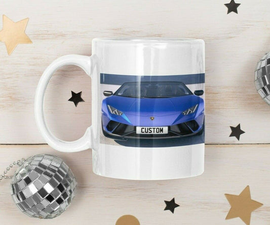 Personalised Lamborghini Huracan Spyder Performante Mug