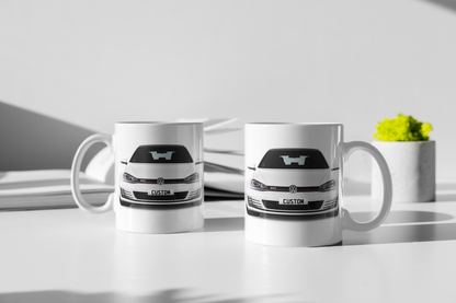 Personalised Volkswagen Golf GTI Mug