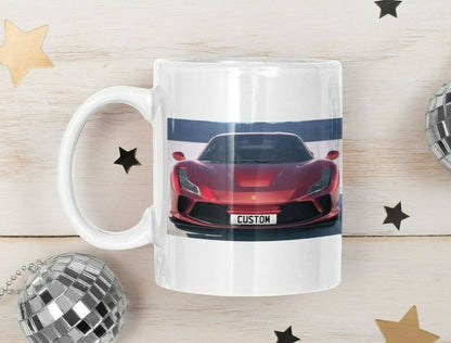 Personalised Ferrari F8 Tributo Mug