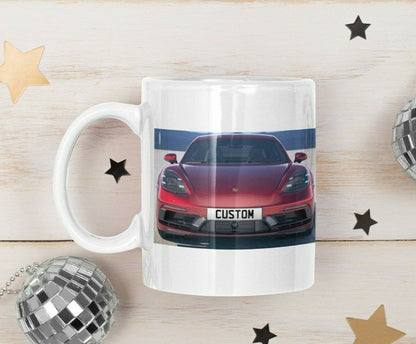 Personalised Porsche 718 Cayman GTS Mug