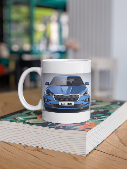 Personalised Skoda Slavia Mug