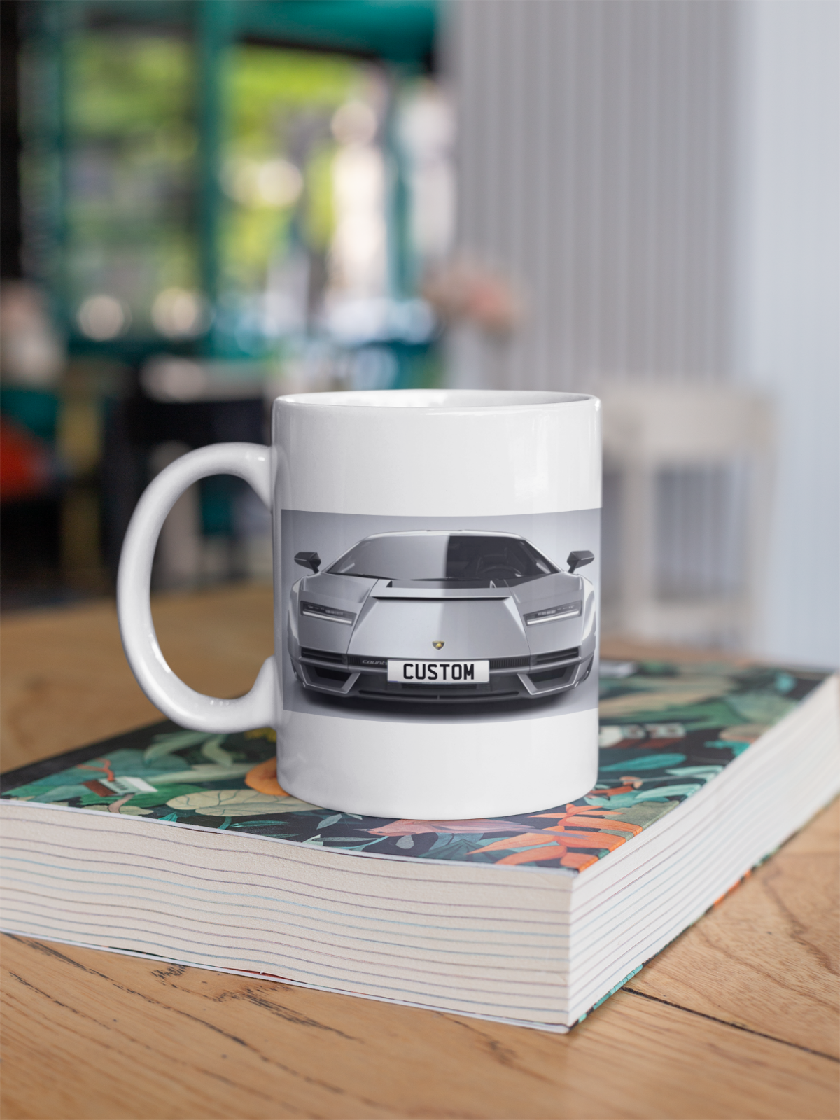 Personalised Lamborghini Countach LPI Mug