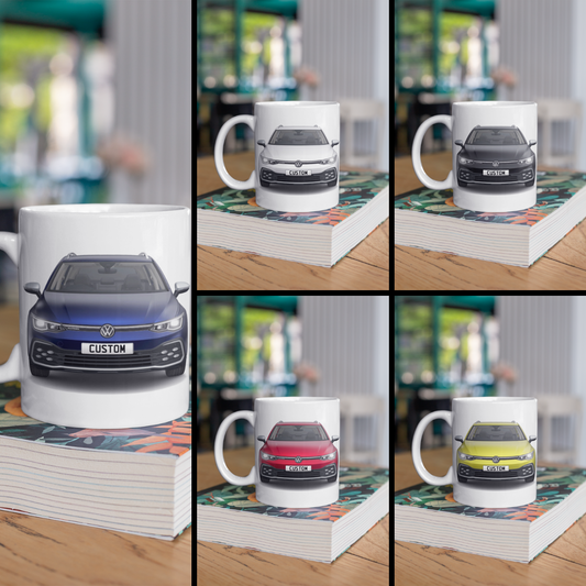 Personalised Volkswagen Golf Estate 8 Alltrack Mug