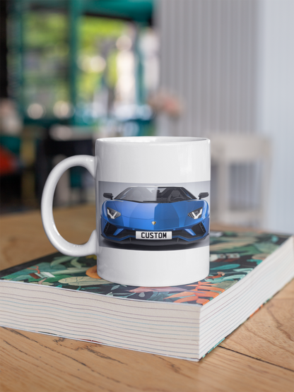 Personalised Lamborghini Aventador S Roadster Mug