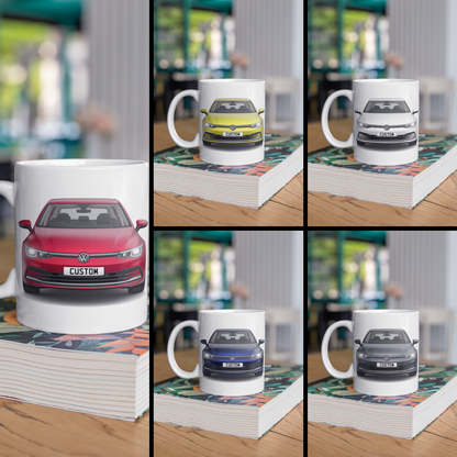 Personalised Volkswagen Golf 8 Style TSI Mug