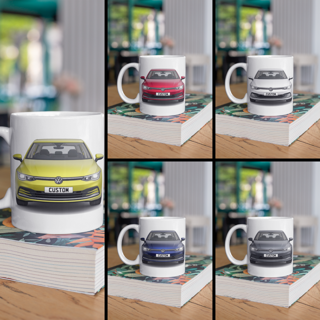 Personalised Volkswagen Golf 8 Style eTSI Mug