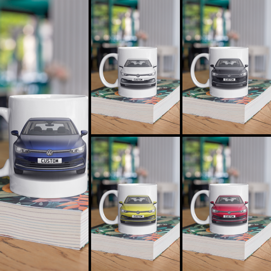 Personalised Volkswagen Golf 8 Style TSI eHybrid Mug