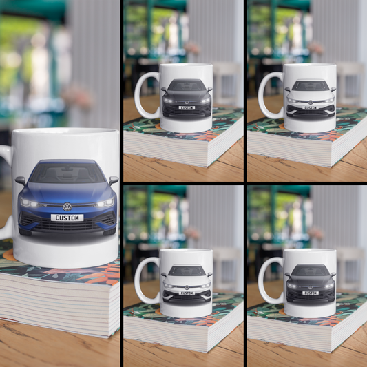 Personalised Volkswagen Golf 8 R Mug