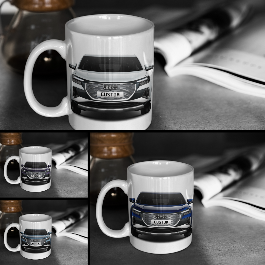 Personalised Audi Q4 Sportback e-tron S Line 40 Mug