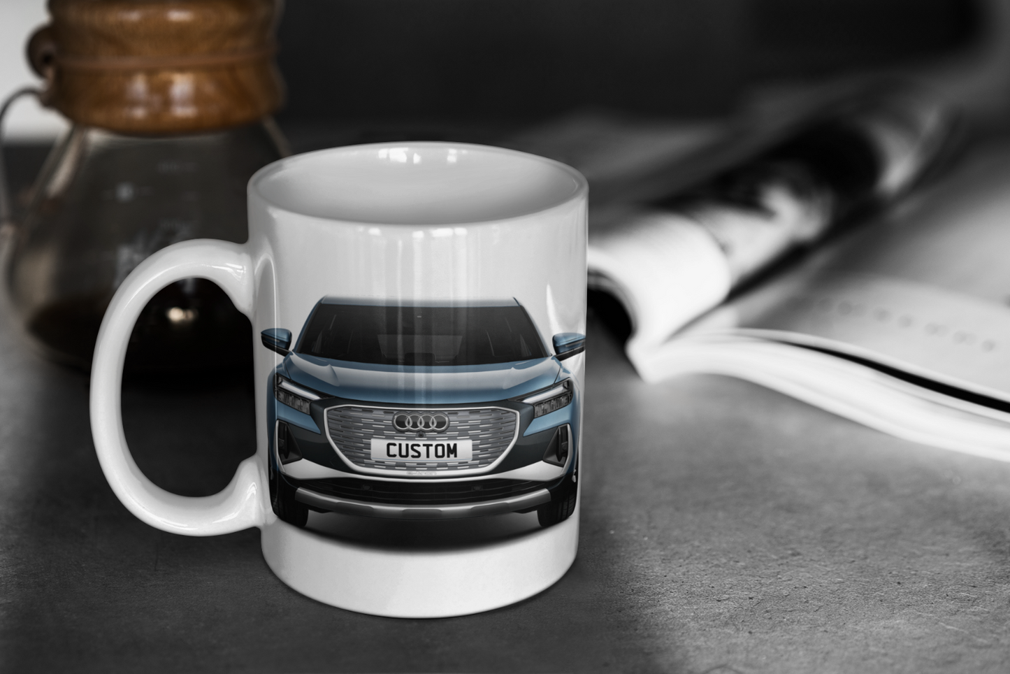 Personalised Audi Q4 Sportback e-tron S Line 40 Mug