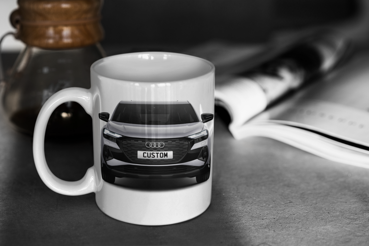 Personalised Audi Q4 Sportback e-tron Vorsprung 50 Mug