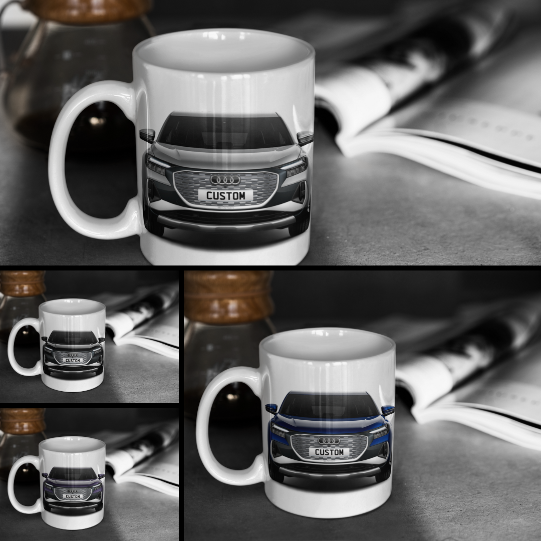 Personalised Audi Q4 Sportback e-tron S Line 50 Mug