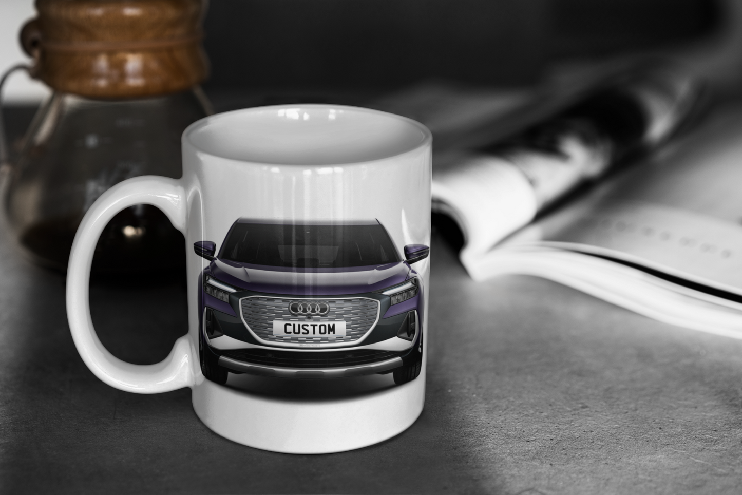 Personalised Audi Q4 Sportback e-tron S Line 50 Mug