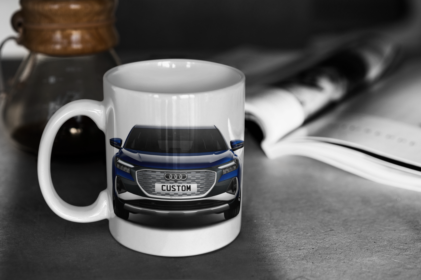 Personalised Audi Q4 Sportback e-tron S Line 50 Mug