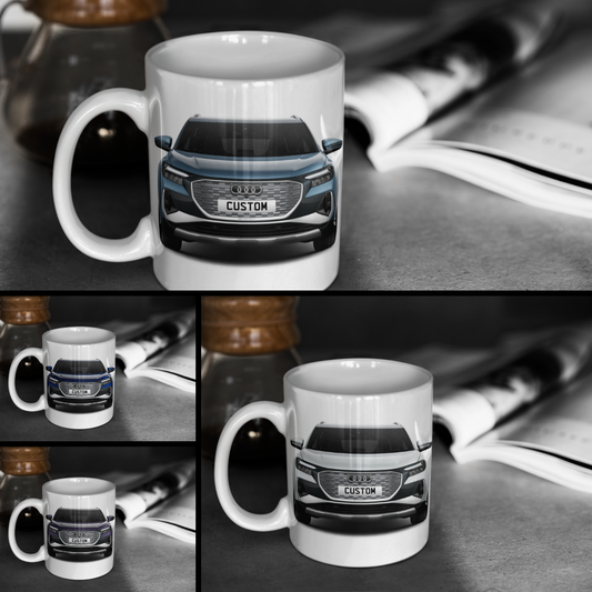 Personalised Audi Q4 e-tron S Line 50 Mug