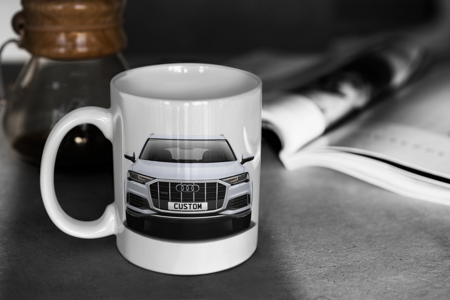 Personalised Audi Q7 Sport Mug Gift - Choice of Colour - FAST POST