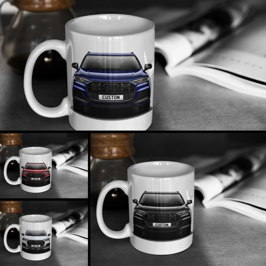 Personalised Audi SQ7 Black Edition Mug