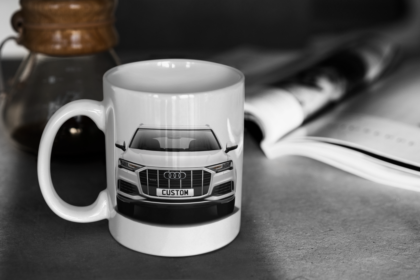 Personalised Audi Q7 Sport Mug Gift - Choice of Colour - FAST POST