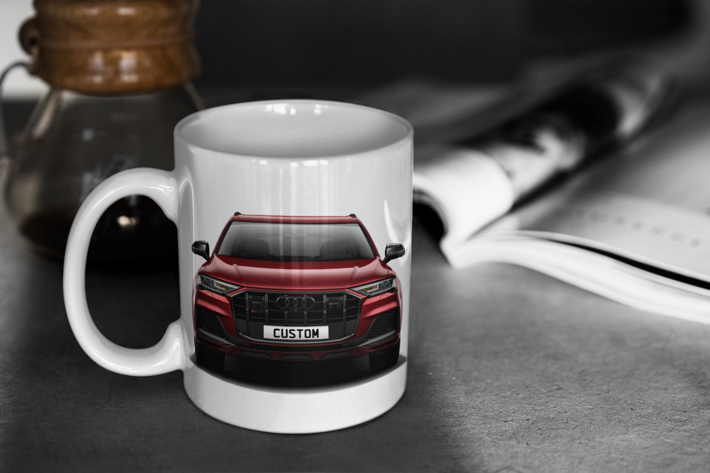 Personalised Audi SQ7 Black Edition Mug