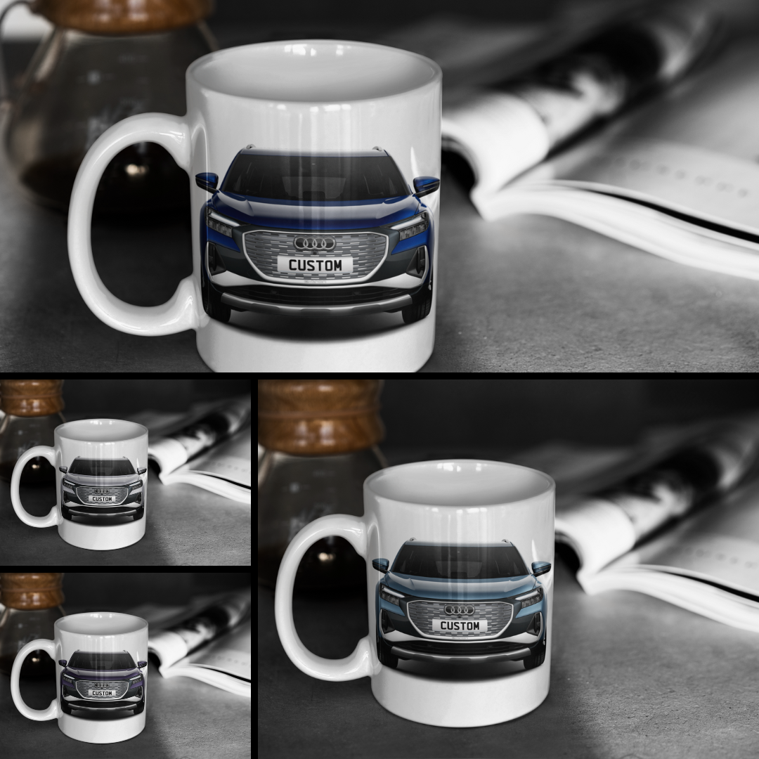 Personalised Audi Q4 e-tron S Line 40 Mug