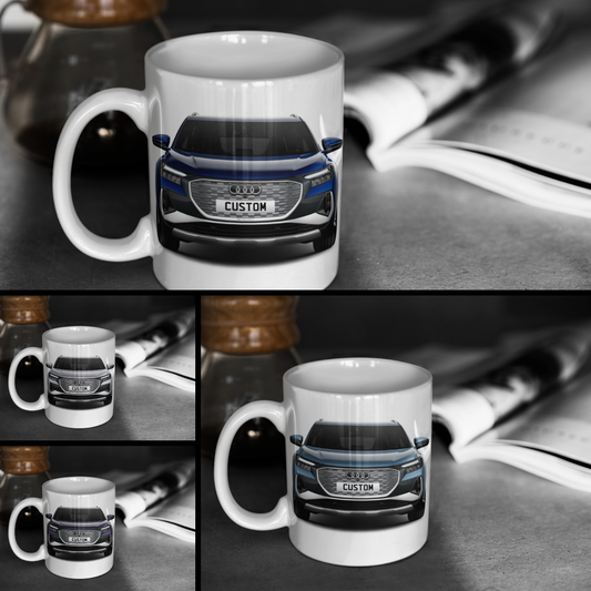 Personalised Audi Q4 e-tron S Line 40 Mug