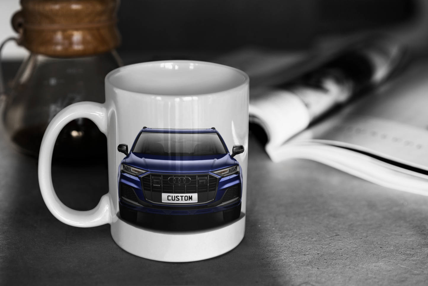 Personalised Audi Q7 TFSI e Vorsprung Mug