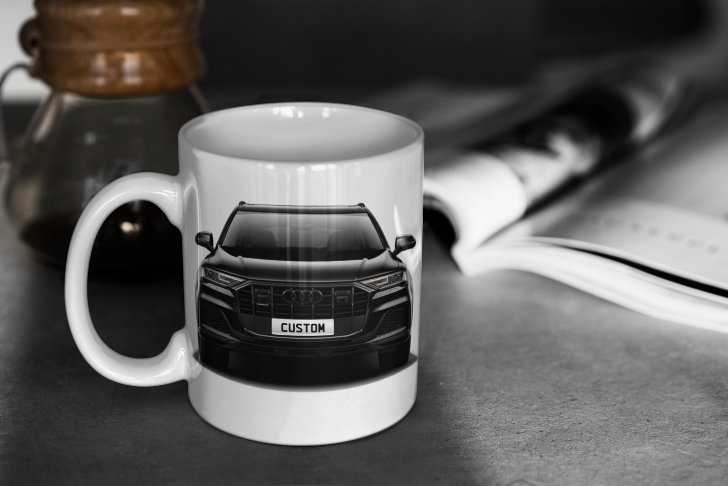 Personalised Audi Q7 TFSI e Vorsprung Mug