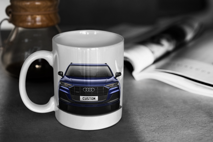 Personalised Audi Q7 TFSI e Black Edition Mug