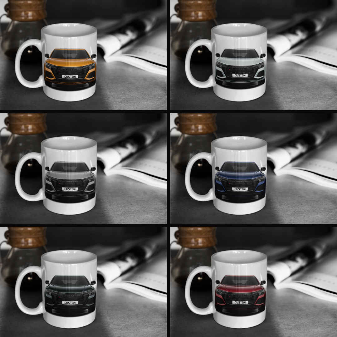 Personalised Audi RS Q8 Vorsprung Mug