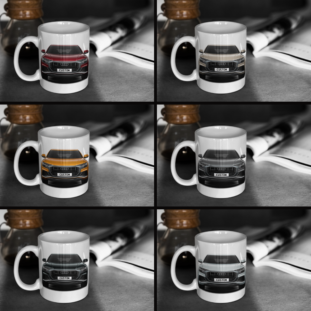 Personalised Audi Q8 TFSI e S Line Mug