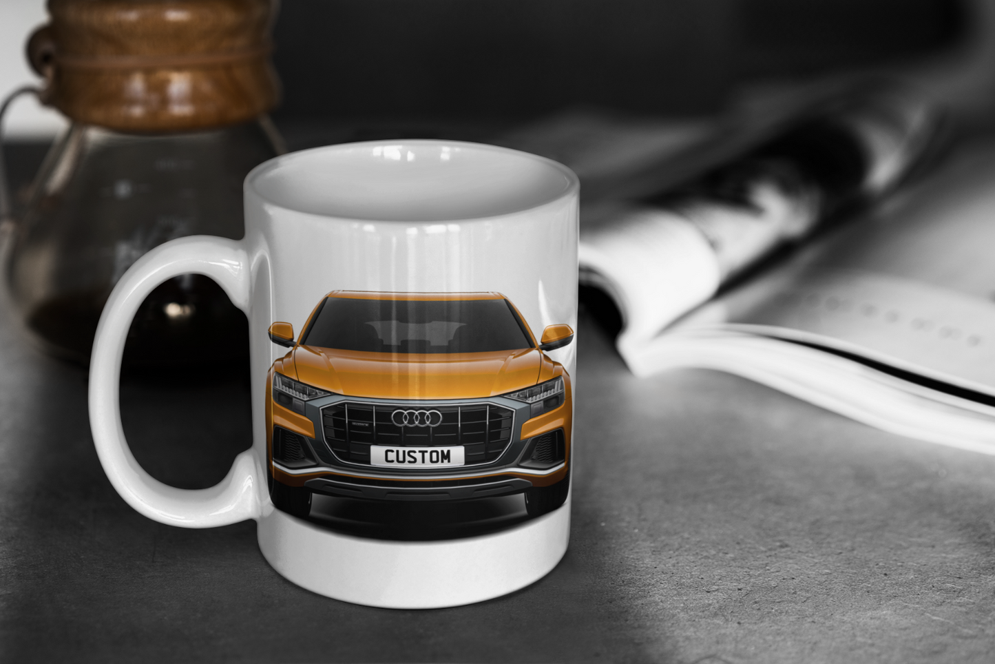 Personalised Audi Q8 TFSI e S Line Mug