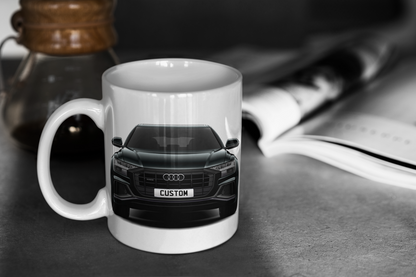 Personalised Audi Q8 TFSI e Black Edition Mug