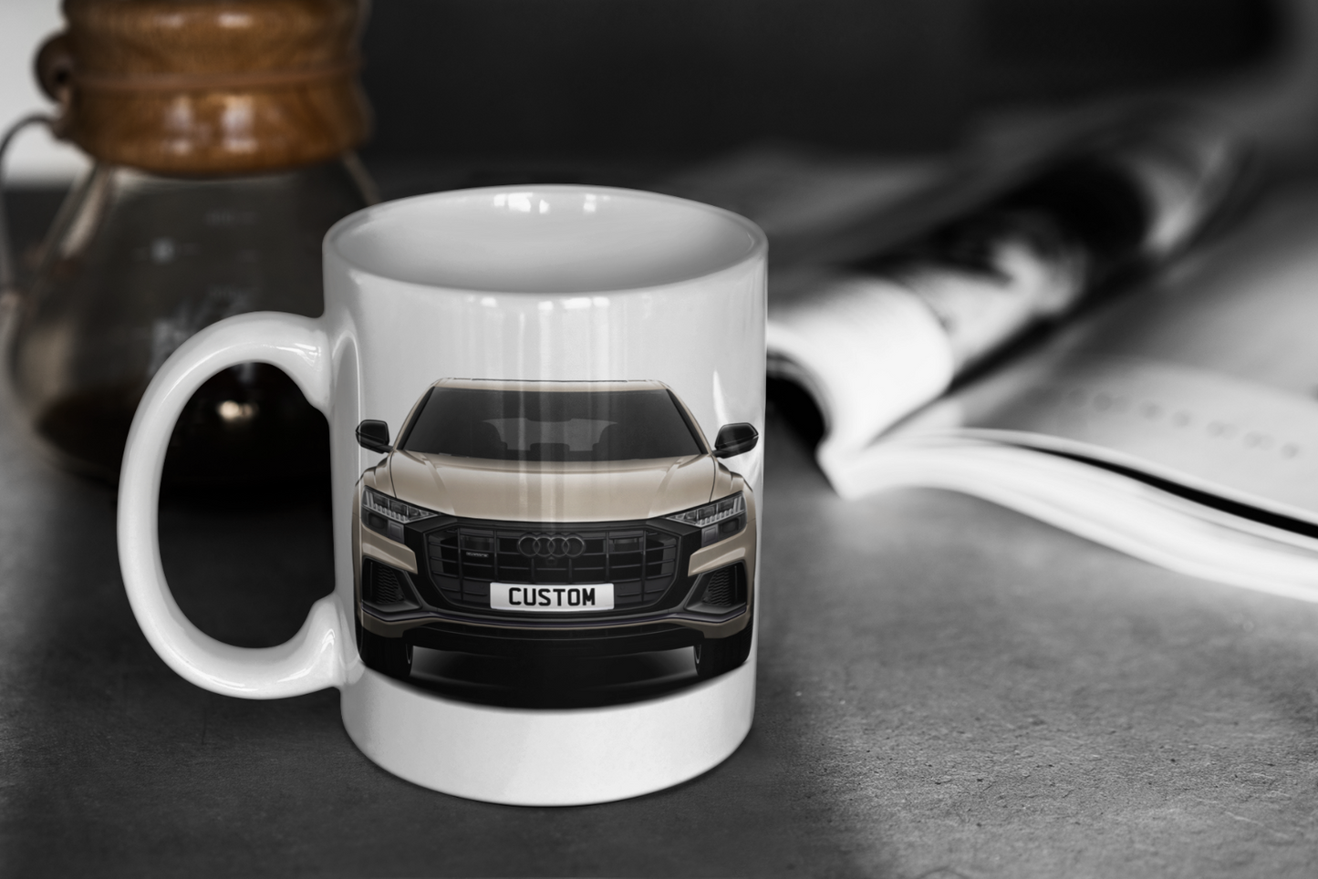 Personalised Audi Q8 TFSI e Vorsprung Mug