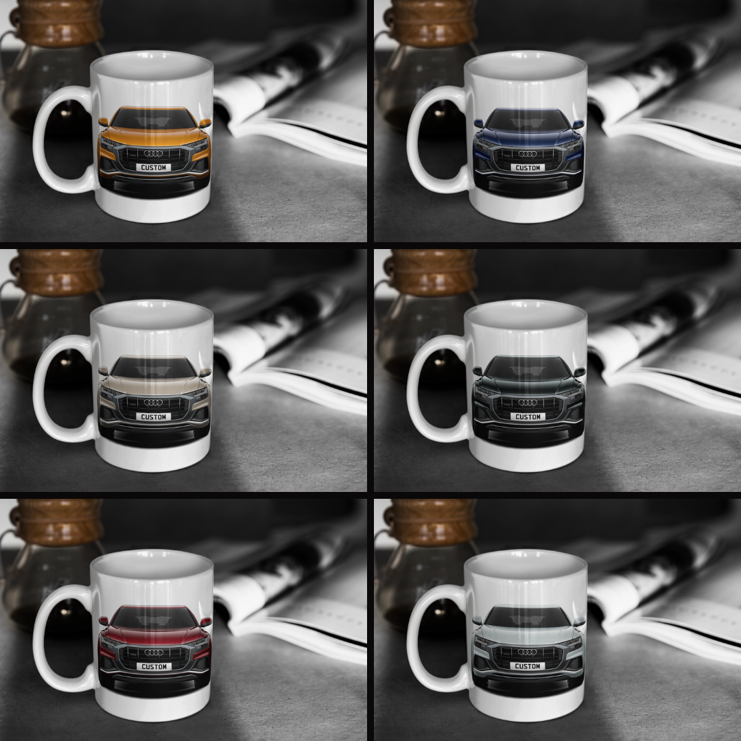 Personalised Audi Q8 S Line Mug