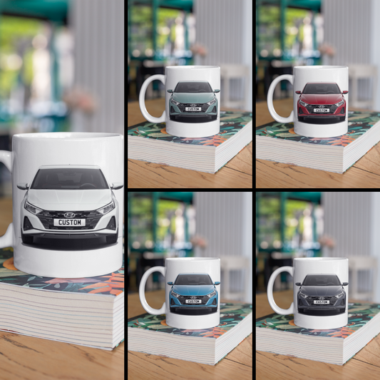 Personalised Hyundai i20 N Line Mug