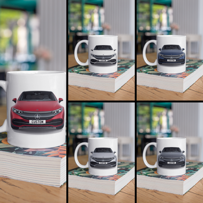 Personalised Mercedes EQS 450+ Luxury Mug