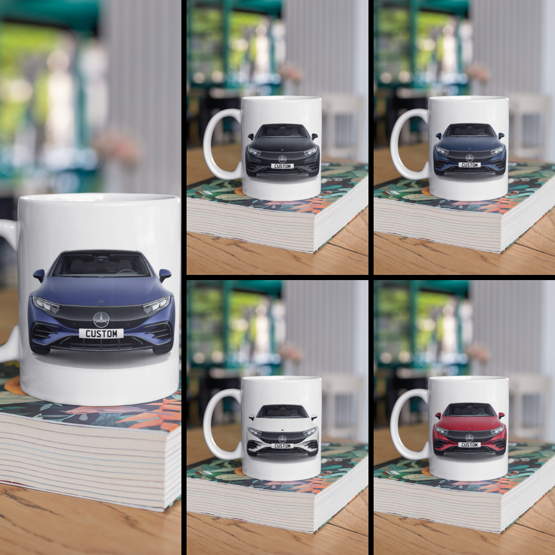 Personalised Mercedes EQS 450+ AMG Mug