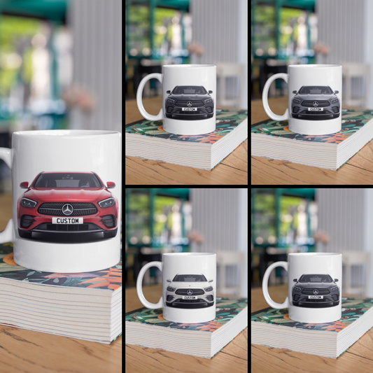 Personalised Mercedes E Class E300de AMG Saloon Mug