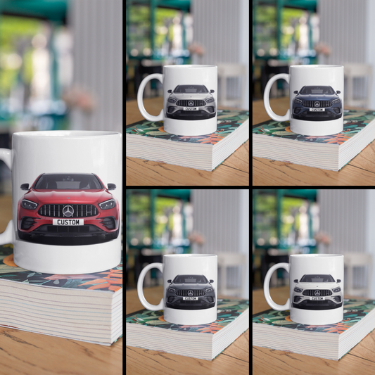 Personalised Mercedes E Class E53 4MATIC AMG Saloon Mug