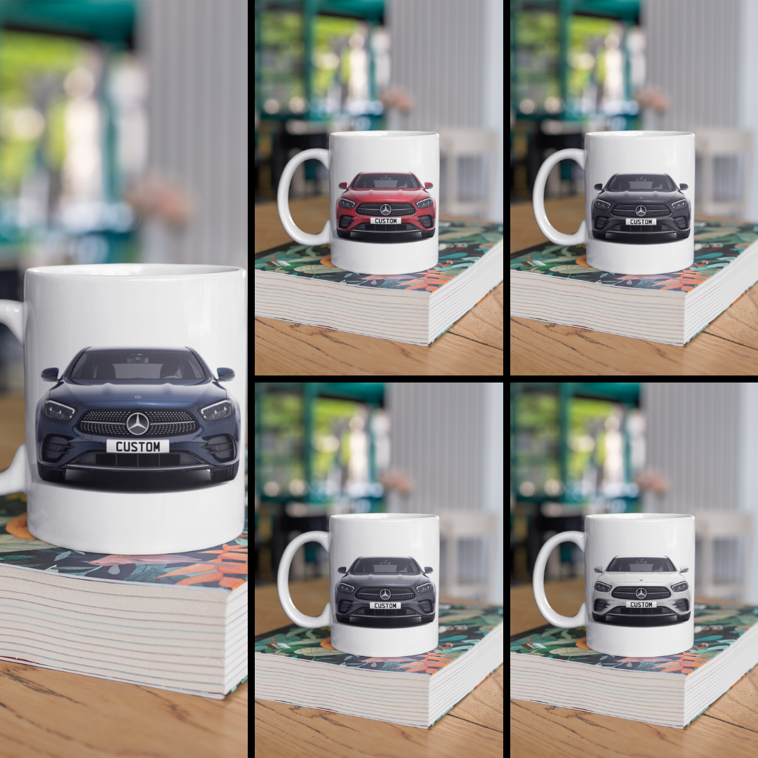 Personalised Mercedes E Class E300e AMG Saloon Mug