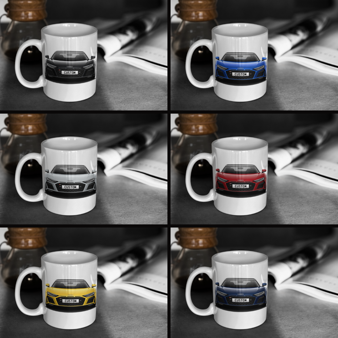 Personalised Audi R8 Spyder V10 Performance RWD Mug