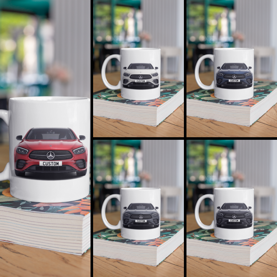 Personalised Mercedes E Class E450 4MATIC AMG Saloon Mug