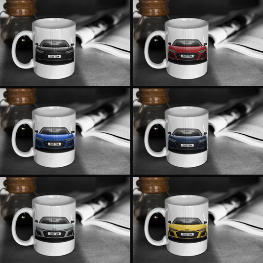 Personalised Audi R8 Spyder V10 Performance RWD Edition Mug