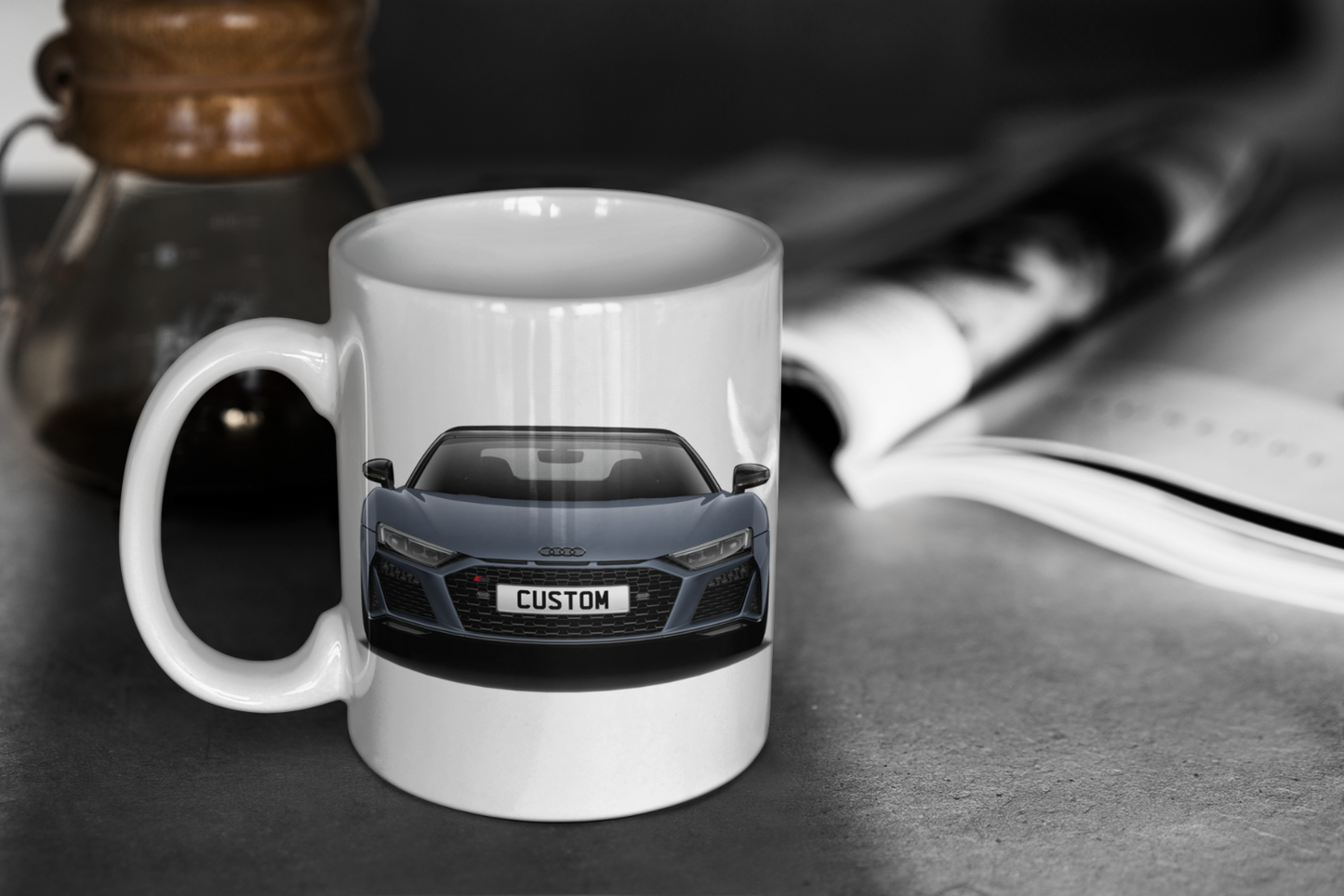 Personalised Audi R8 Spyder V10 Performance RWD Edition Mug