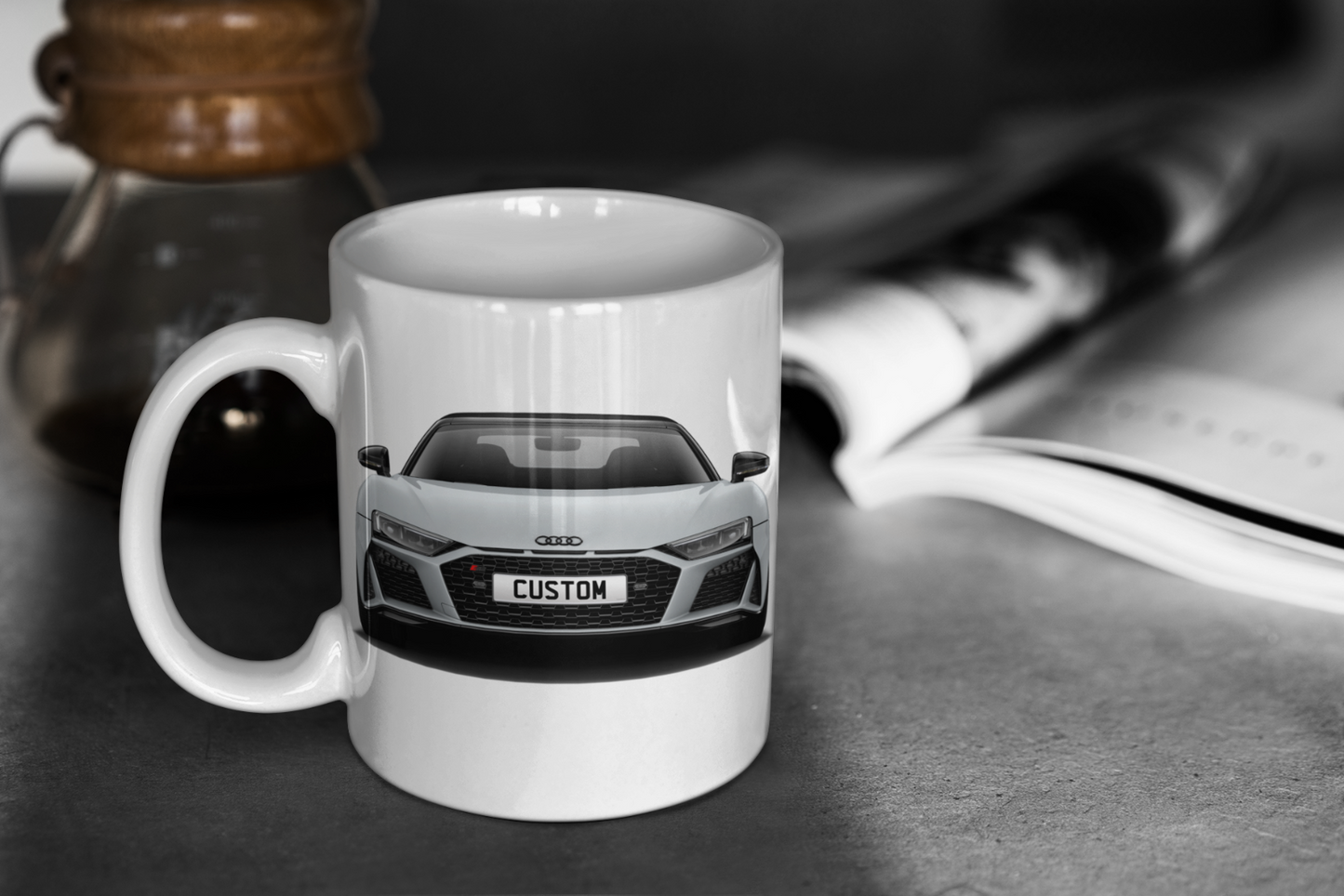 Personalised Audi R8 Spyder V10 Performance RWD Edition Mug