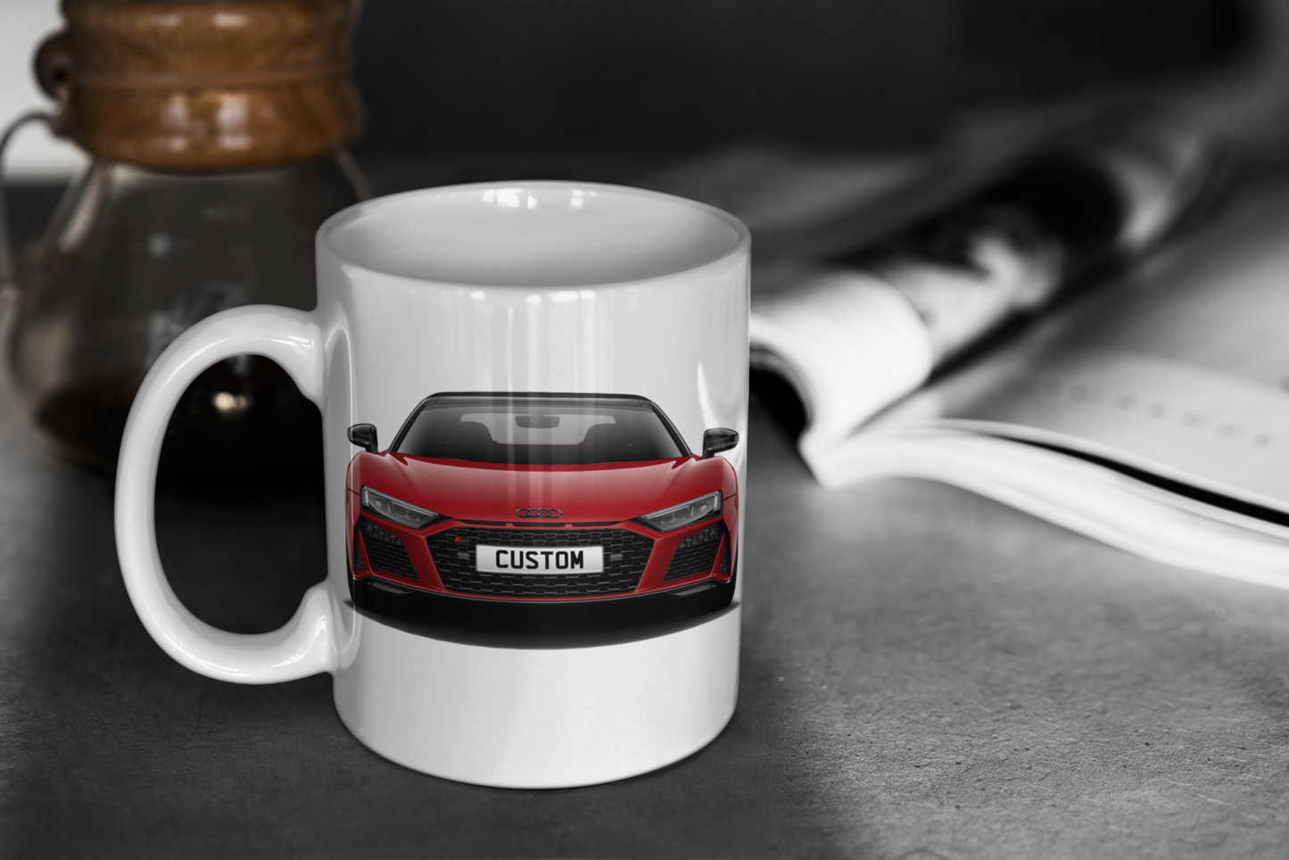 Personalised Audi R8 Spyder V10 Performance RWD Edition Mug