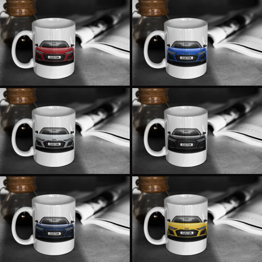 Personalised Audi R8 Spyder V10 Performance Quattro Edition Mug