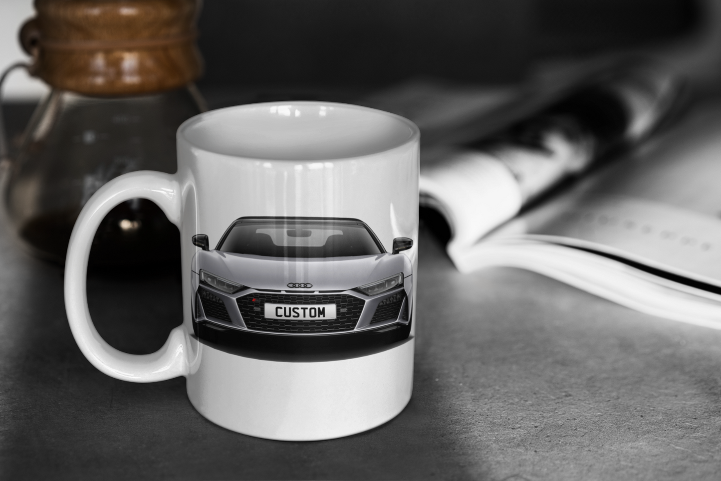 Personalised Audi R8 Spyder V10 Performance Quattro Edition Mug