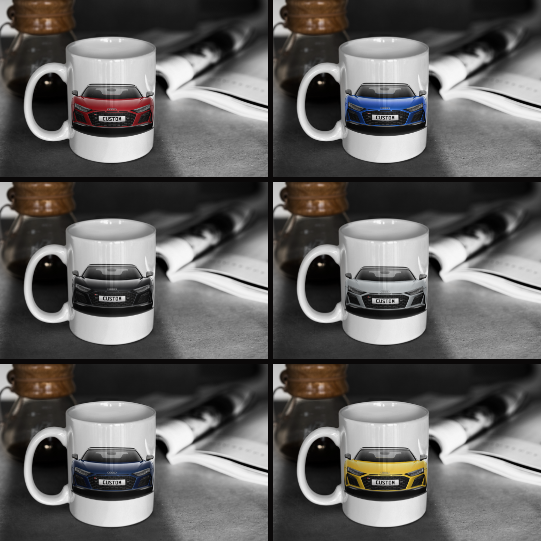 Personalised Audi R8 Spyder V10 Performance Quattro Mug